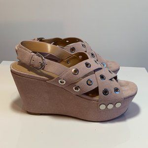 MARC FISHER - Pink Platform Sandals